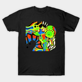 nuclear robot ecopop T-Shirt